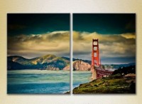 Картина ArtPoster Golden Gate Bridge in perspective 01 (2502447) фото №1 — интернет-магазин Desire.md