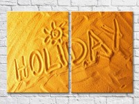 Картина ArtPoster Inscription in the sand Holiday (3453771) фото №1 — интернет-магазин Desire.md