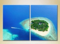 Pictură ArtPoster Maldives island 01 (2164424) imaginea #1 — magazin online Desire.md