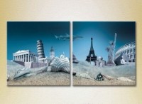 Картина ArtPoster Monuments of World architecture under water 02 (2502473) фото №1 — интернет-магазин Desire.md