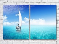 Картина ArtPoster Sailing boat at sea (3453780)