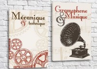 Картина ArtPoster Technical mechanisms and musical gramophone (3453082)