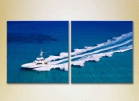 Картина ArtPoster The boat cut through the water (2164413)