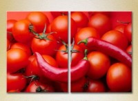Pictură ArtPoster Tomatoes and chili (2602764)