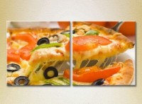 Pictură ArtPoster Vegetable pizza 02 (2602770)