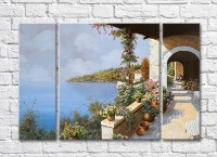 Картина ArtPoster Veranda Overlooking the Sea (3470953)