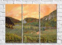 Картина ArtPoster Vineyards in the Hills (3470937)