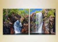 Картина ArtPoster Waterfall in the rocks (2164447)