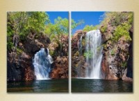 Картина ArtPoster Waterfall in the rocks 02 (2164463)