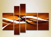 Картина Rainbow Polyptych Abstract brown yellow 13 (2231674) фото №1 — интернет-магазин Desire.md