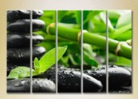 Pictură Rainbow Polyptych Bamboo and Massage Stones 03 (2932792) imaginea #1 — magazin online Desire.md