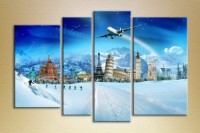 Pictură Rainbow Polyptych Cities and Countries 31 (1681416) imaginea #1 — magazin online Desire.md