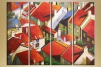 Pictură Rainbow Polyptych Cities and Countries 33 (1681409) imaginea #1 — magazin online Desire.md