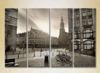 Pictură Rainbow Polyptych City landscape sepia 01 (2718129) imaginea #1 — magazin online Desire.md