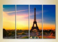 Pictură Rainbow Polyptych Eiffel Tower 01 (2718109) imaginea #1 — magazin online Desire.md