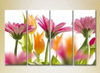 Pictură Rainbow Polyptych Gerbera 02 (2932274) imaginea #1 — magazin online Desire.md