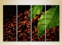 Pictură Rainbow Polyptych Grains coffee leaves 02 (2220239) imaginea #1 — magazin online Desire.md