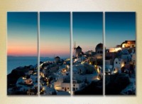 Pictură Rainbow Polyptych Greece Morning in Santorini 01 (2718121) imaginea #1 — magazin online Desire.md