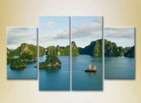 Картина Rainbow Polyptych Halong Bay Vietnam (2223676)