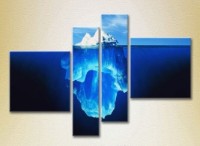 Картина Rainbow Polyptych Iceberg under water (2223391) фото №1 — интернет-магазин Desire.md