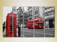 Pictură Rainbow Polyptych London Doubledecker 05 (2224521) imaginea #1 — magazin online Desire.md