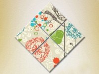 Pictură Rainbow Polyptych Sparrows on a background of flowers (2230530) imaginea #1 — magazin online Desire.md