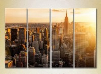 Pictură Rainbow Polyptych Sunrise Over Manhattan 01 (2718110) imaginea #1 — magazin online Desire.md