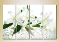 Pictură Rainbow Polyptych White Lilies 01 (2932265) imaginea #1 — magazin online Desire.md