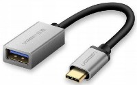 Переходник Ugreen 30646 USB C to USB 2.0 Black/Silver