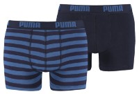 Сhiloţi pentru bărbați Puma Stripe 1515 Boxer 2P Blue S