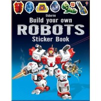 Книга Build your own robots sticker book (9781409581222)