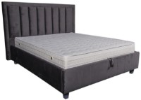 Кровать Alcantara Barbaris 160x200 Textile Dark Grey 57