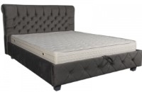 Кровать Alcantara Bianca 140x200 Textile Grey