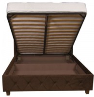 Кровать Alcantara Casablanca 160x200 Textile Coffee