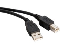 USB Кабель Cablexpert USB 2.0 AM/BM 1.8 m Black (CCP-USB2-AMBM-6)