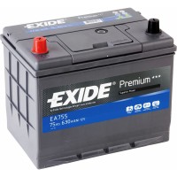 Автомобильный аккумулятор Exide Premium EA755