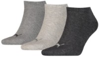 Ciorapi pentru bărbați Puma Unisex Sneaker Plain 3P Anthraci/L Mel Grey/M Mel Grey 39-42