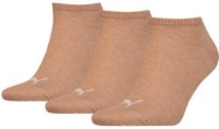 Ciorapi pentru bărbați Puma Unisex Sneaker Plain 3P Beige Melange 43-46