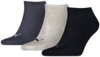 Ciorapi pentru bărbați Puma Unisex Sneaker Plain 3P Navy/Gray/Nightshadow Blue 43-46