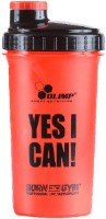 Shaker pentru nutriție sportivă Olimp Shaker Yes I Can! 700ml Red