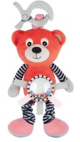 Jucărie pentru pătuturi si carucioare Canpol Babies Bear (68/062) Coral