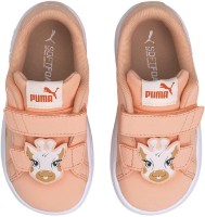 Кеды детские Puma Smash v2 Summer Animals V Inf Apricot Blush/Tigerlily 20
