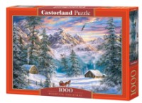 Puzzle Castorland 1000 Mountain Christmas (C-104680) 