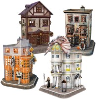 Puzzle 3D-constructor CubicFun 4in1 Harry Potter-Diagon Alley (DS1009h) 