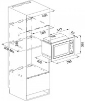 Cuptor cu microunde incorporabil Franke FSM 25 MW XS imaginea #2 — magazin online Desire.md