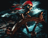 Tablou pe numere Artissimo Pirates of the Caribbean 50x60cm (PNX5467)