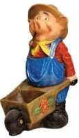 Figurina gradina ArtFigure Purcelus cu roaba (5.107)
