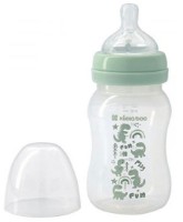 Biberon pentru bebeluș Kikka Boo Anti-colic Dinosaur Mint 240ml 