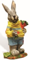 Figurina gradina ArtFigure Iepure cu morcov (5.188)