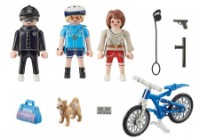 Фигурка героя Playmobil City Action: Police Bicycle with Thief (PM70573)